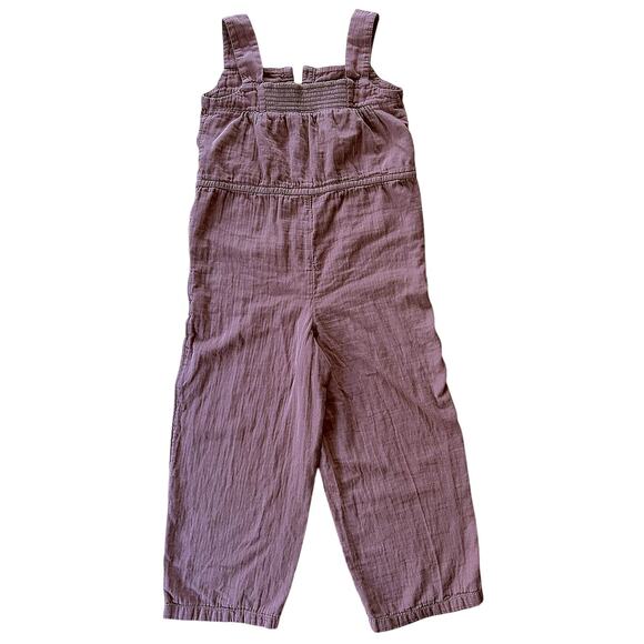 Old Navy Loose Fit Adjustable Strap Wide Leg Brown Jumpsuit XS Petite - Picture 3 of 6